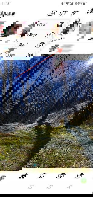 Add Photos Reels Mobile New Reel