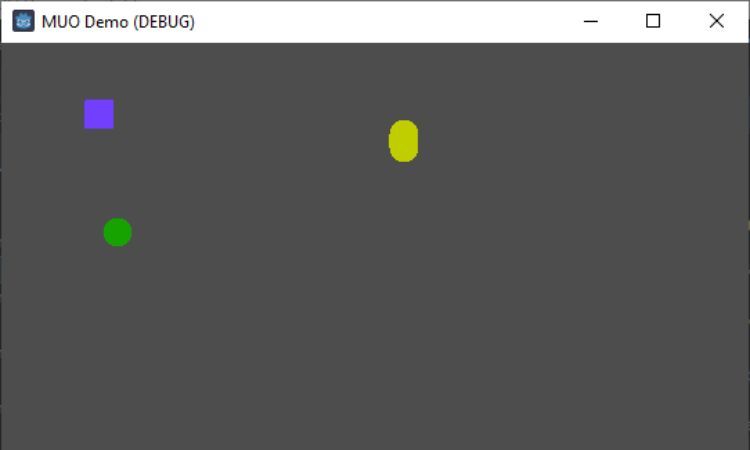 Сцена с игроком и коллекционными предметами