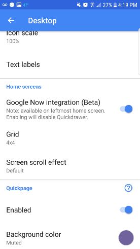 Интеграция Google Now в Action Launcher