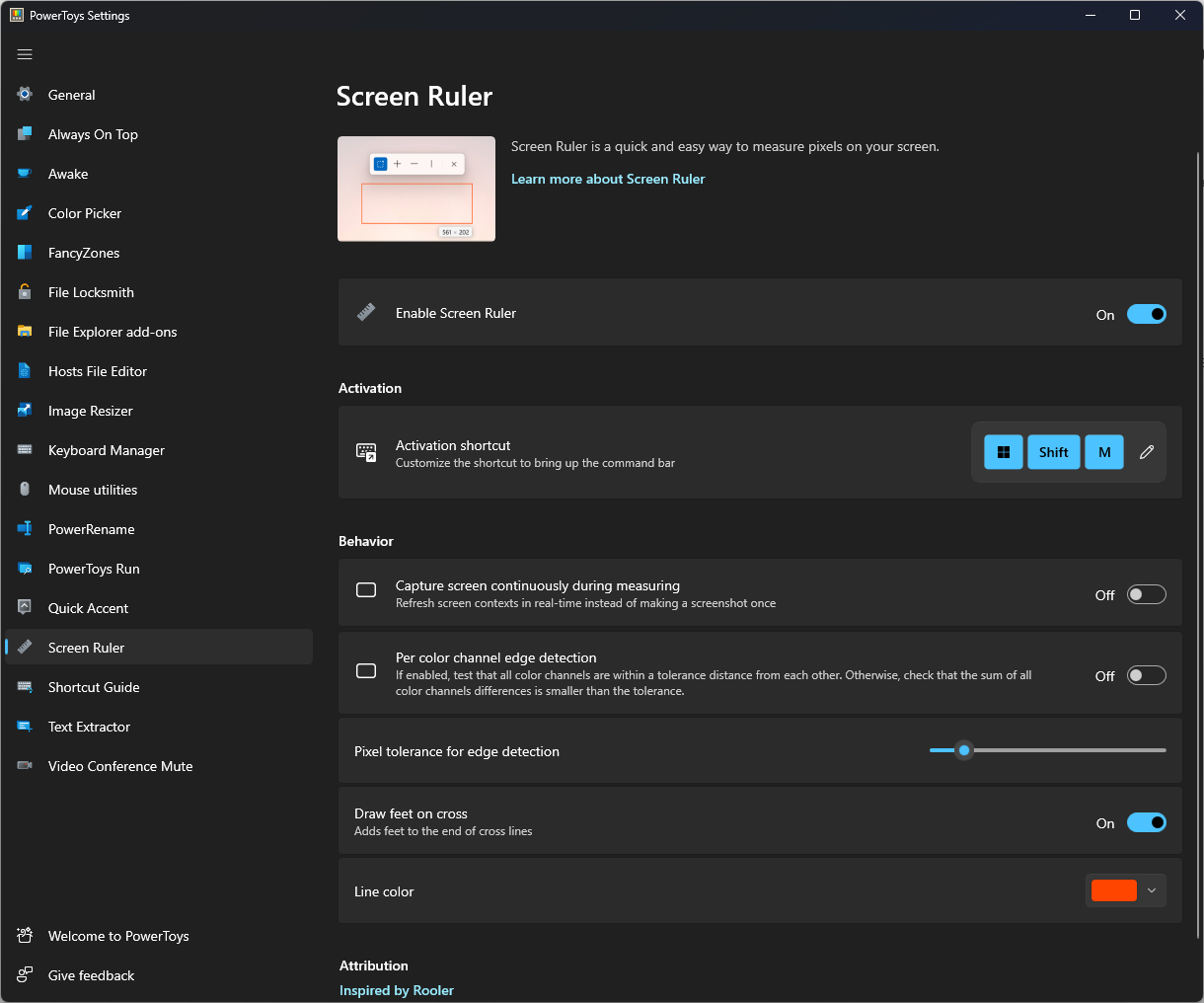 Screen Ruler для измерения пикселей на экране