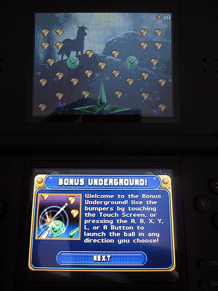 Peggle Dual Shot: экраны с DS