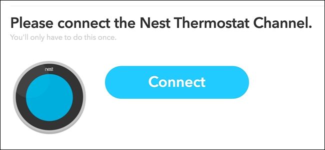 Подключение аккаунта Nest к IFTTT