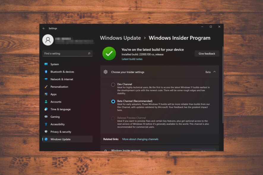 Как переключиться на Beta‑канал Windows 11