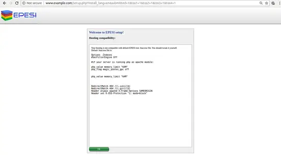 Игнорирование ошибки на этапе установки