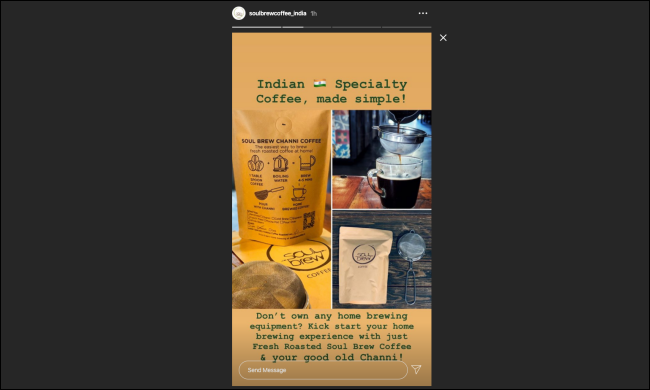 Просмотр истории в Instagram через браузер