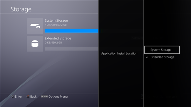 Выбор места установки приложений — внутреннее или расширенное хранилище