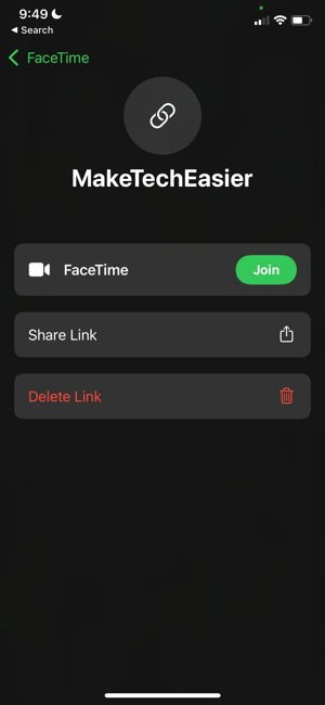 iOS FaceTime: ожидание и одобрение участников