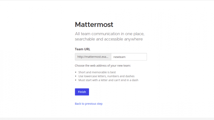 Настройка URL команды в Mattermost