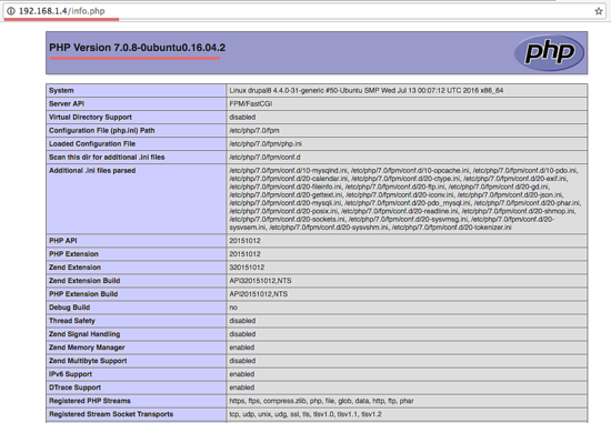 Установка Drupal 8 на Ubuntu 16.04 с Nginx и MariaDB