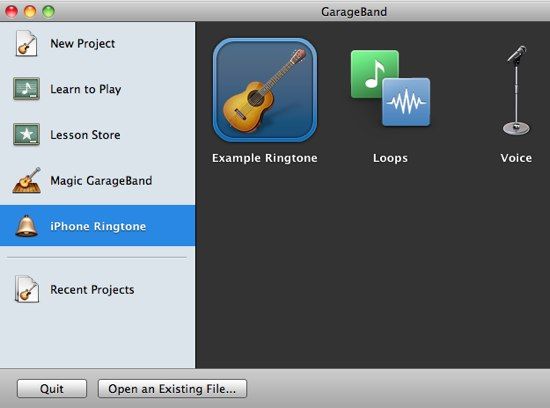 Рингтон для iPhone через GarageBand