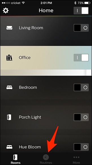 Симулятор рассвета из умных ламп