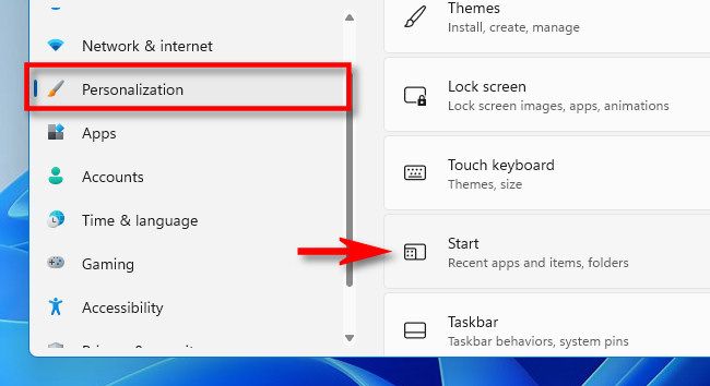 In Windows 11 Settings, click 