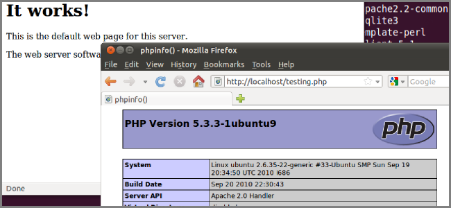 LAMP на Ubuntu: быстрый запуск на домашнем ПК