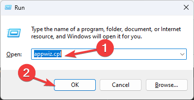 Открытие программ и компонентов для удаления Microsoft SQL Server Integration Services