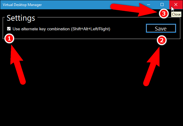 Выбор альтернативного сочетания клавиш Shift+Alt+Left/Right в настройках