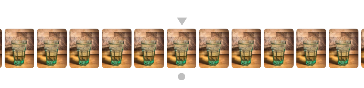 Выбор снимков Burst в приложении Фото на iPhone.