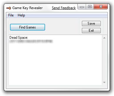 Интерфейс программы с кнопкой экспорта ключей