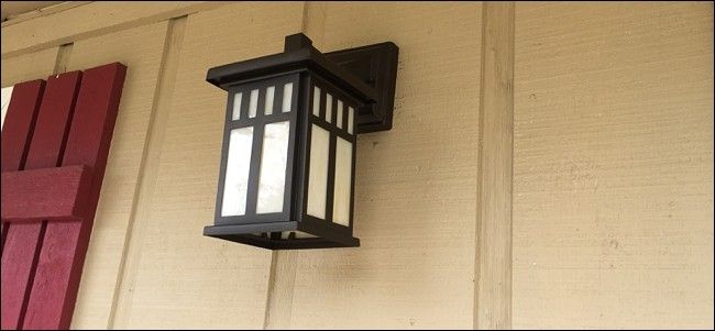 Автоматическое включение уличного света при движении