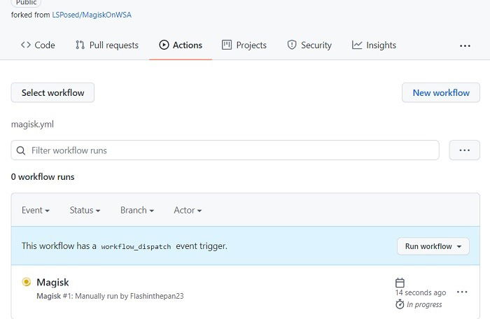 Процесс workflow на GitHub Actions