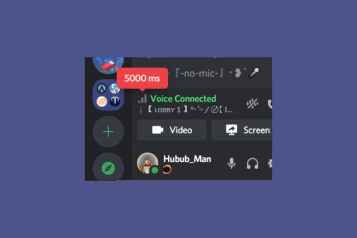 Как исправить высокий пинг в Discord