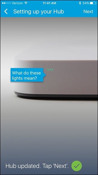 Экран создания имени дома в приложении SmartThings