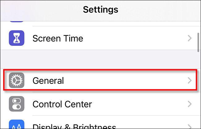 In Settings on iPhone or iPad, tap