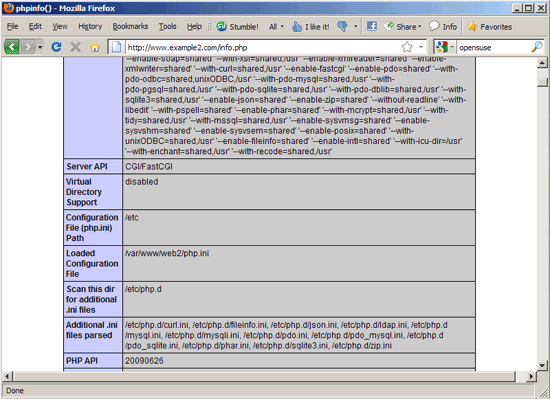 phpinfo показывает загруженный файл конфигурации /var/www/web2/php.ini