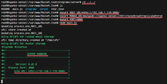 Установка Rocket.Chat на Ubuntu 16.04