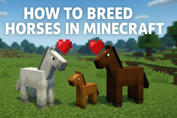 Разведение лошадей в Minecraft — пошагово