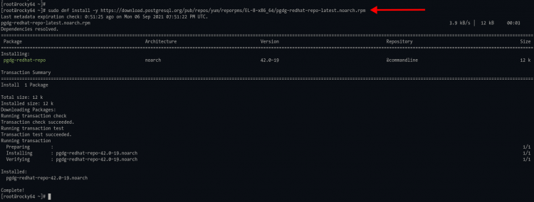 Добавление репозитория PostgreSQL
