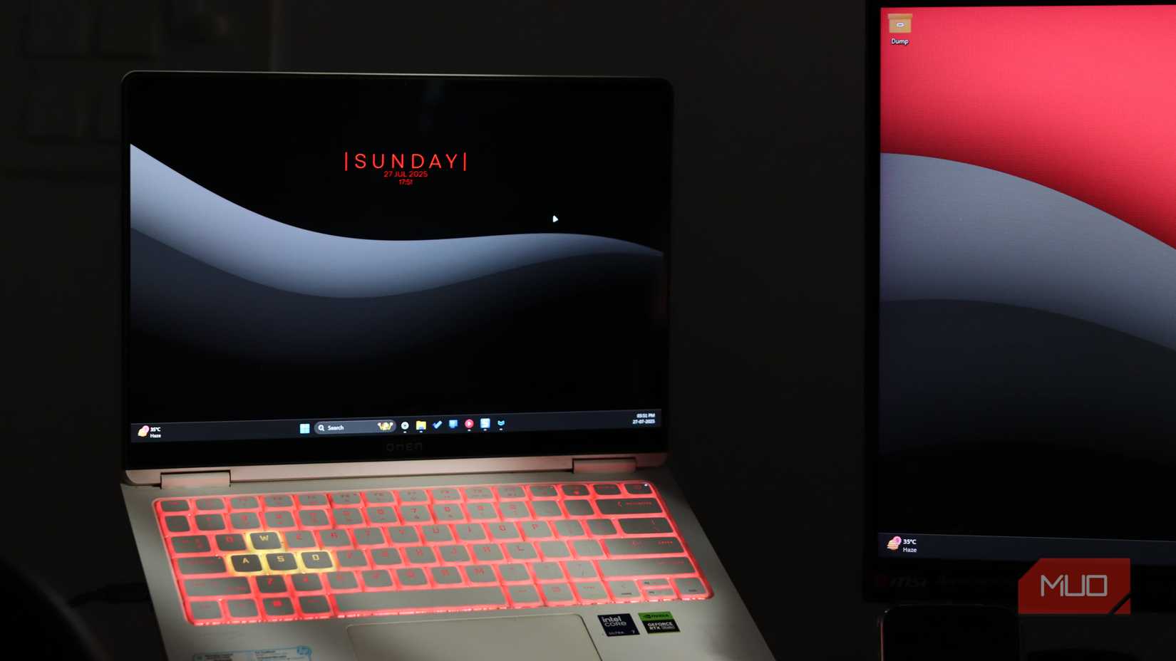 HP Omen Transcend 14 with OLED display