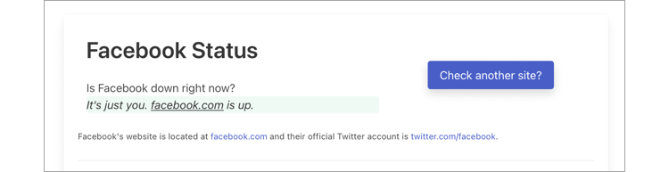 Что делать, если Facebook не работает
