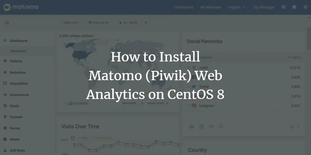 Установка Matomo на CentOS 8