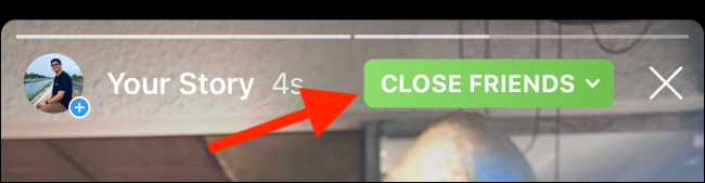 Нажмите на метку Близкие друзья в просмотре истории, чтобы редактировать список