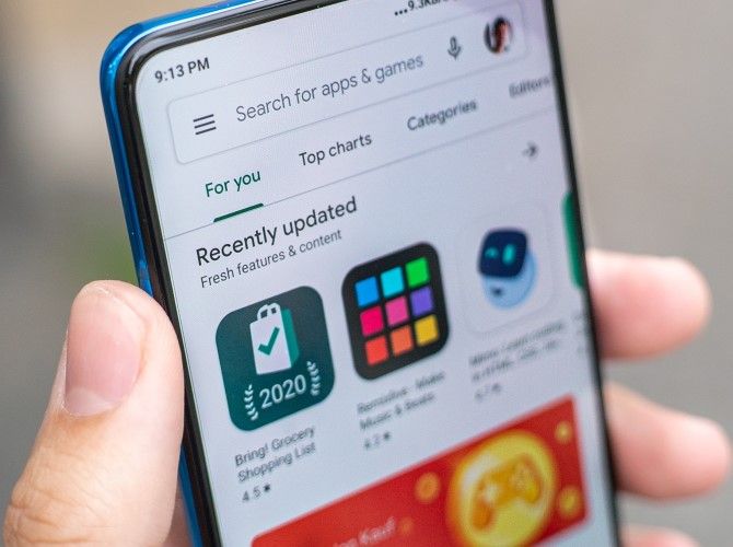 Пример приложения Joker в Google Play Store