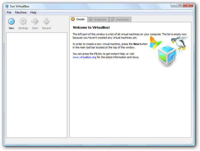 Завершение установки VirtualBox