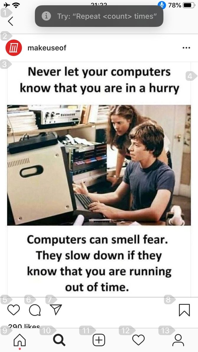 Выбор номера для перехода в раздел поиска в приложении