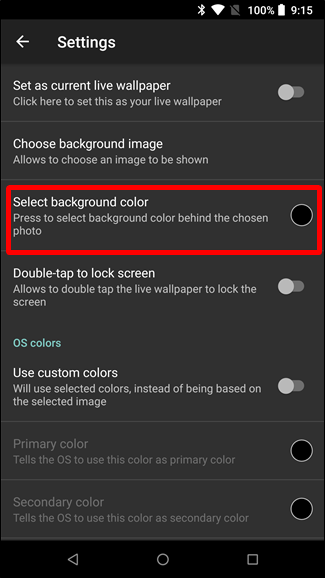 Выбор фонового изображения и кадрирование в LWP+