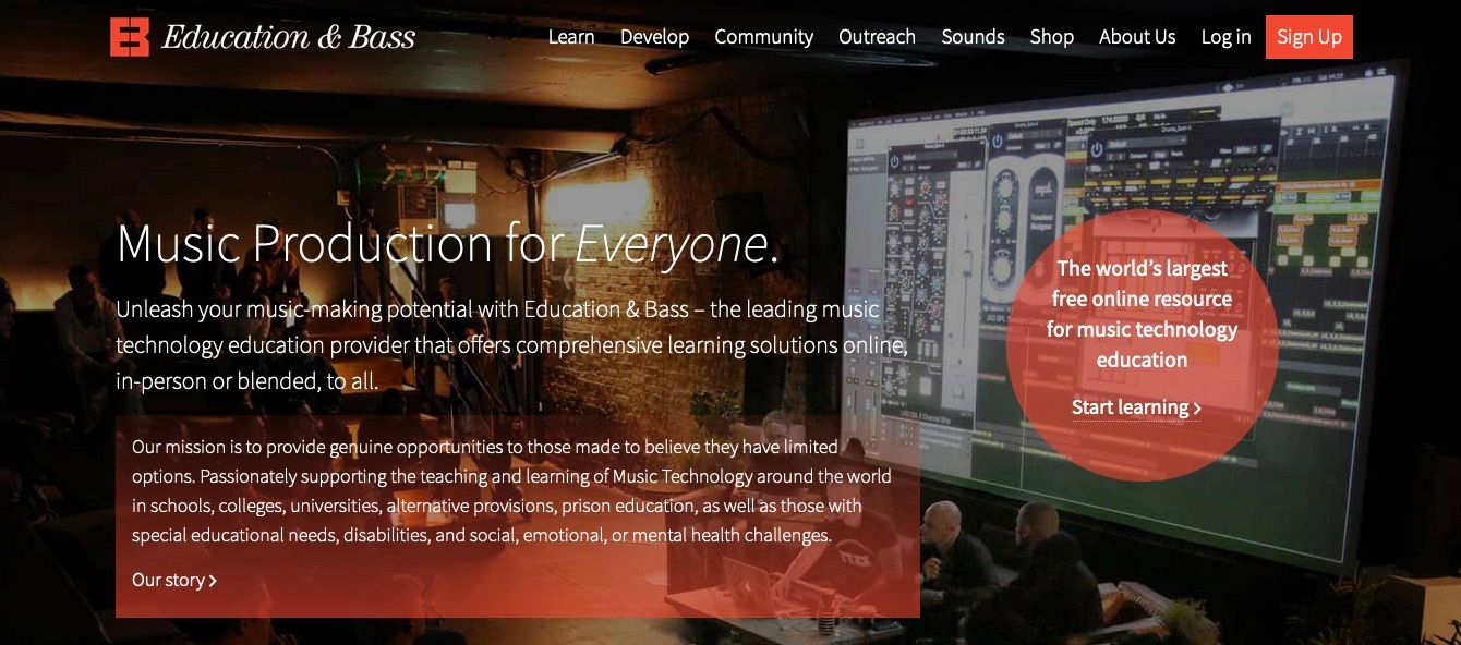 Education and Bass website