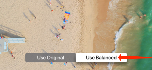 Select Use Balanced