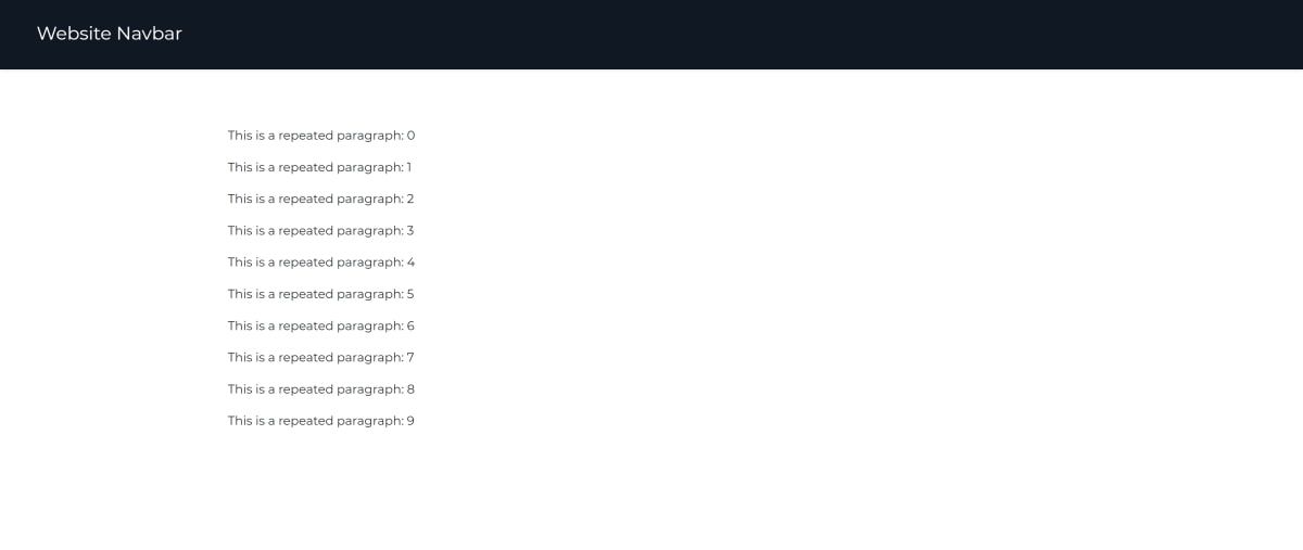 Вывод цикла for при переборе статических чисел