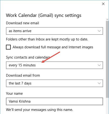 Настройка частоты синхронизации