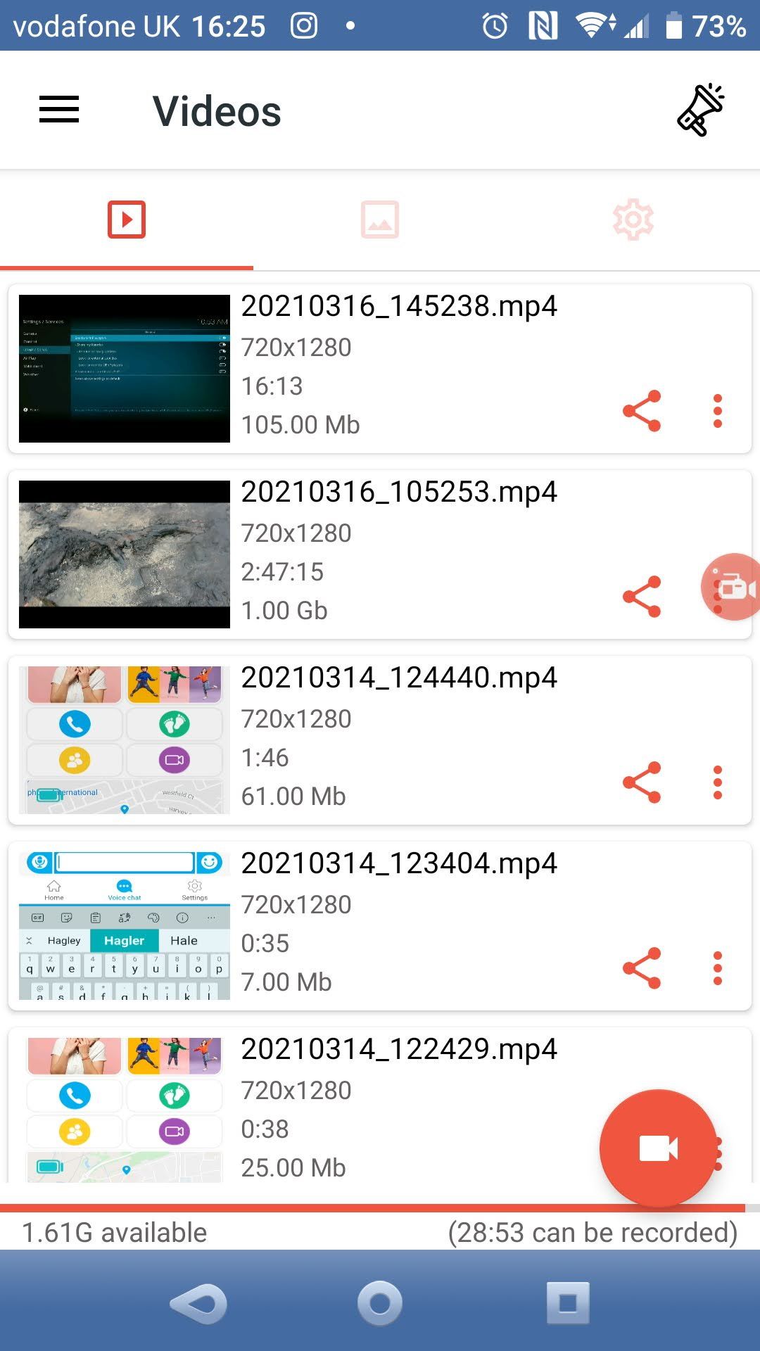AZ Screen Recorder: редактор и экспорт