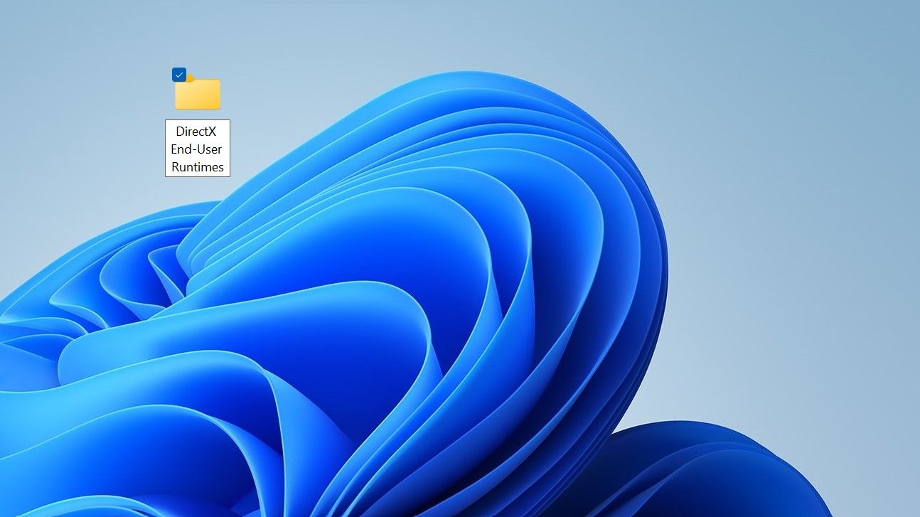 Создайте и переименуйте новую папку на рабочем столе Windows