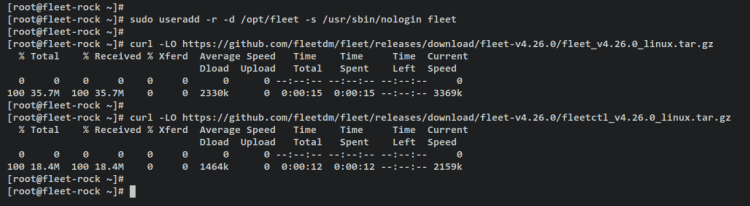Загрузка Fleet