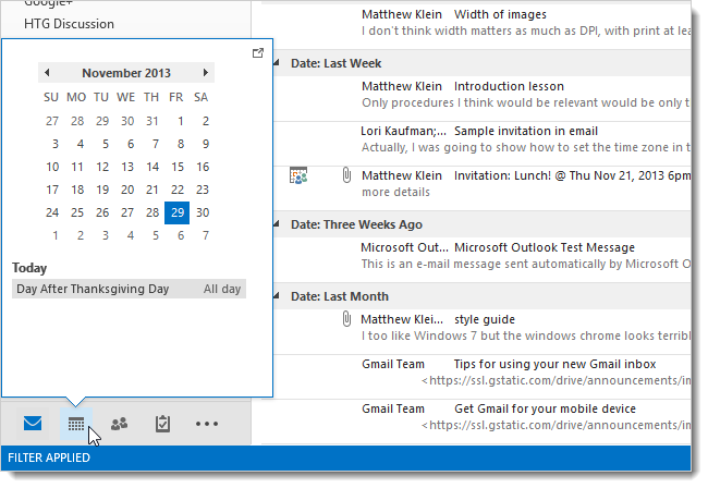 Удаление праздников из календаря Outlook 2013