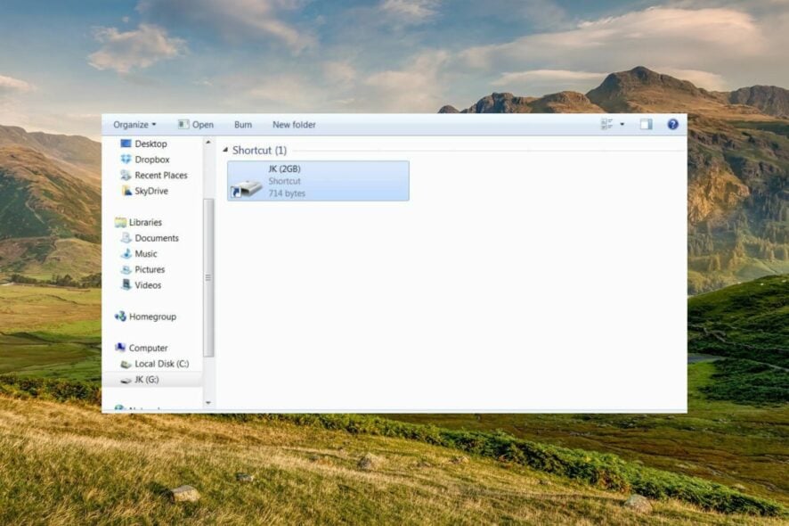 Удаление вируса ярлыков с USB — пошагово