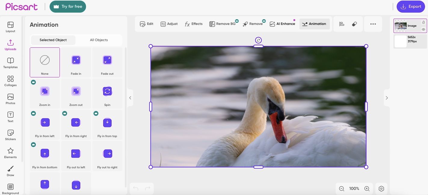 Анимация в Picsart: инструменты и стикеры