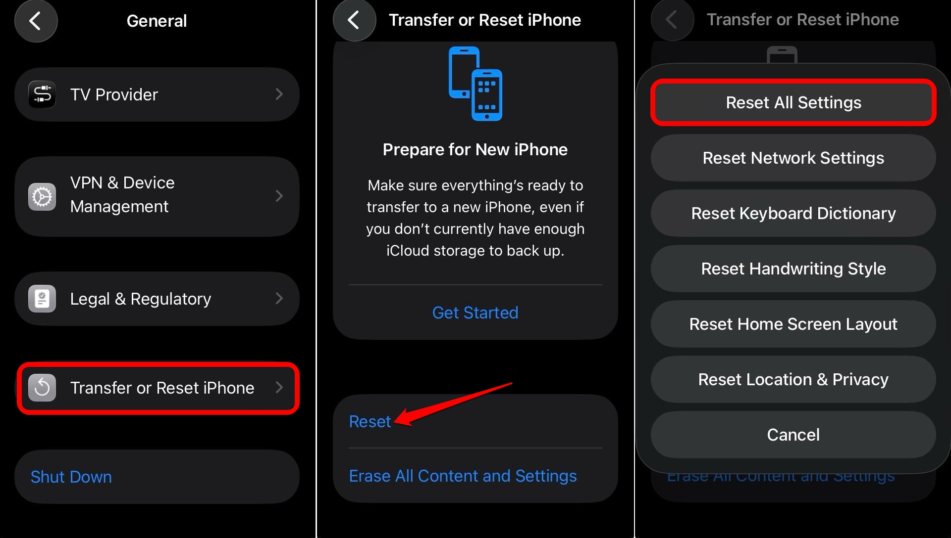 Как сбросить настройки iPhone в iOS 26