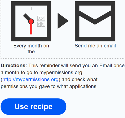 Напоминание по электронной почте